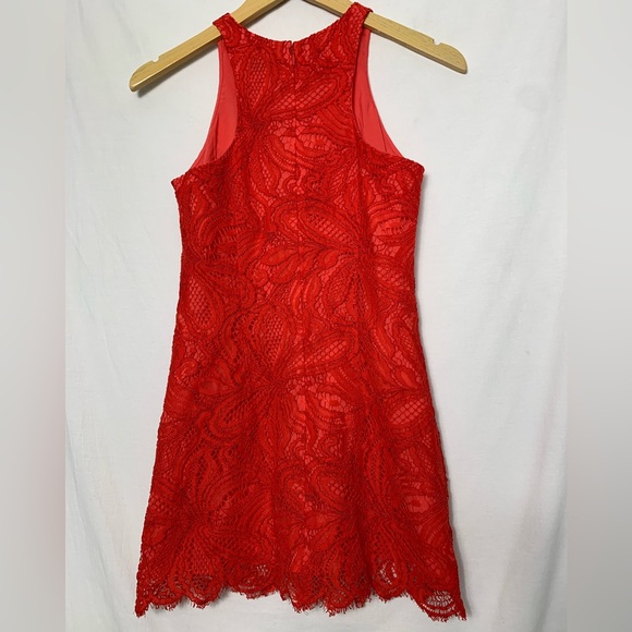 Aritzia Babaton | Red Henry Mini Dress - 00 - Picture 3 of 5